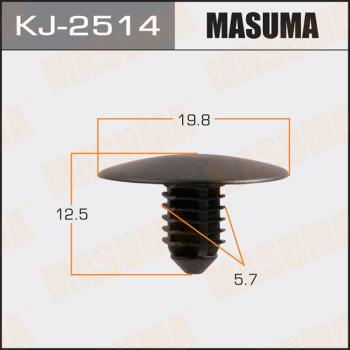 MASUMA KJ-2514 - Зажим, молдинг / защитная накладка avtokuzovplus.com.ua
