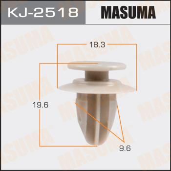 MASUMA KJ-2518 - Зажим, молдинг / защитная накладка avtokuzovplus.com.ua