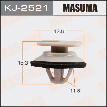 MASUMA KJ-2521 - Зажим, молдинг / защитная накладка avtokuzovplus.com.ua