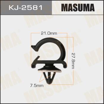 MASUMA KJ-2581 - Зажим, молдинг / захисна накладка autocars.com.ua