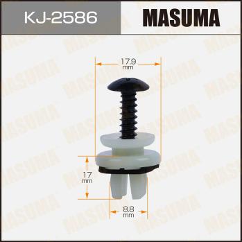 MASUMA KJ-2586 - Зажим, молдинг / защитная накладка avtokuzovplus.com.ua