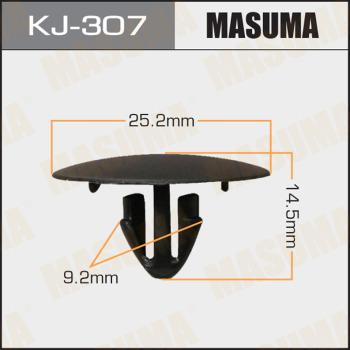 MASUMA KJ-307 - Зажим, молдинг / защитная накладка avtokuzovplus.com.ua