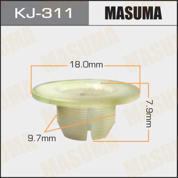 MASUMA KJ-311 - Зажим, молдинг / захисна накладка autocars.com.ua