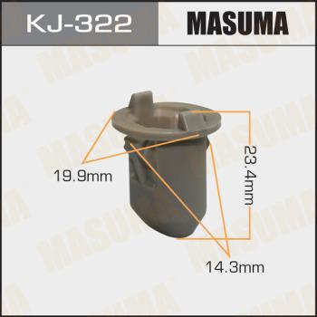MASUMA KJ-322 - Зажим, молдинг / захисна накладка autocars.com.ua
