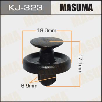 MASUMA KJ-323 - Зажим, молдинг / защитная накладка avtokuzovplus.com.ua