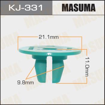 MASUMA KJ-331 - Зажим, молдинг / защитная накладка avtokuzovplus.com.ua