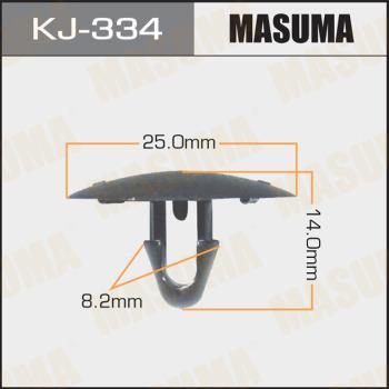 MASUMA KJ-334 - Зажим, молдинг / защитная накладка avtokuzovplus.com.ua