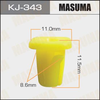 MASUMA KJ-343 - Зажим, молдинг / защитная накладка avtokuzovplus.com.ua