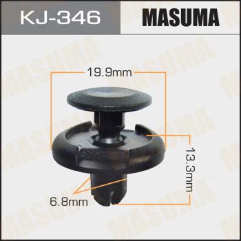 MASUMA KJ-346 - Зажим, молдинг / защитная накладка avtokuzovplus.com.ua