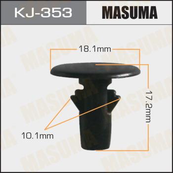 MASUMA KJ-353 - Зажим, молдинг / защитная накладка avtokuzovplus.com.ua