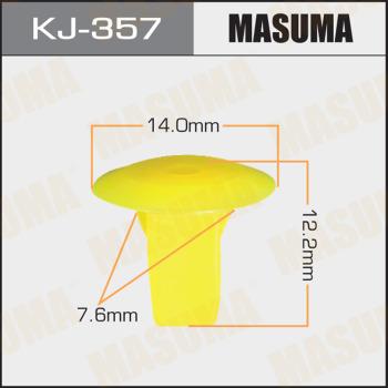 MASUMA KJ-357 - Зажим, молдинг / захисна накладка autocars.com.ua