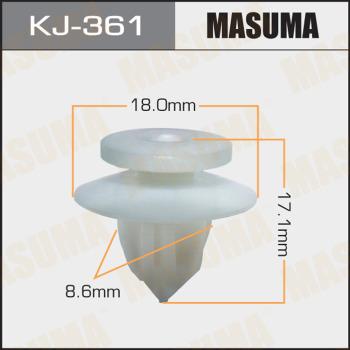 MASUMA KJ-361 - Зажим, молдинг / захисна накладка autocars.com.ua