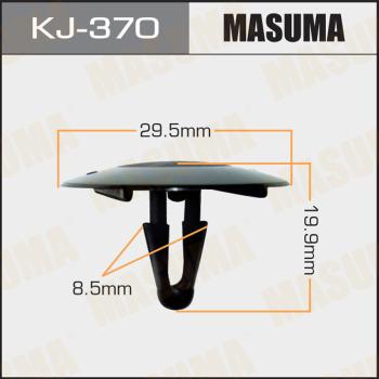 MASUMA KJ-370 - Зажим, молдинг / захисна накладка autocars.com.ua