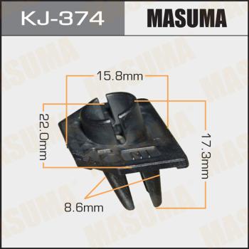 MASUMA KJ-374 - Зажим, молдинг / захисна накладка autocars.com.ua