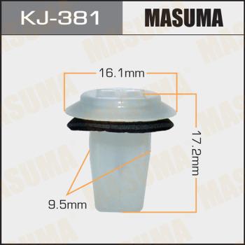 MASUMA KJ-381 - Зажим, молдинг / захисна накладка autocars.com.ua