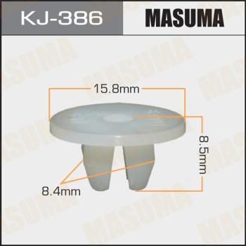 MASUMA KJ-386 - Зажим, молдинг / защитная накладка avtokuzovplus.com.ua