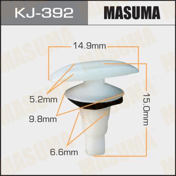 MASUMA KJ-392 - Зажим, молдинг / защитная накладка avtokuzovplus.com.ua