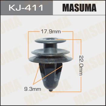 MASUMA KJ-411 - Зажим, молдинг / захисна накладка autocars.com.ua