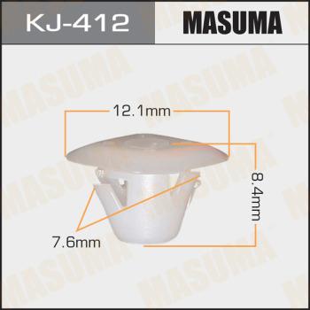 MASUMA KJ-412 - Зажим, молдинг / захисна накладка autocars.com.ua