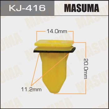 MASUMA KJ-416 - Зажим, молдинг / захисна накладка autocars.com.ua