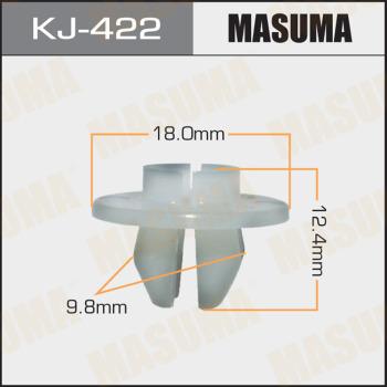 MASUMA KJ-422 - Зажим, молдинг / захисна накладка autocars.com.ua
