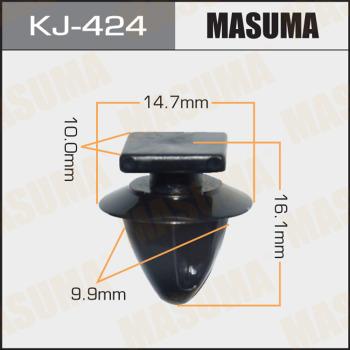 MASUMA KJ-424 - Зажим, молдинг / захисна накладка autocars.com.ua