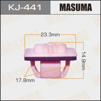 MASUMA KJ-441 - Зажим, молдинг / захисна накладка autocars.com.ua