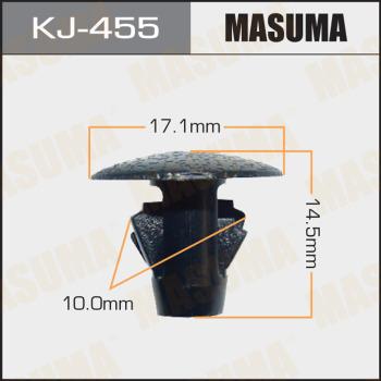 MASUMA KJ-455 - Зажим, молдинг / захисна накладка autocars.com.ua