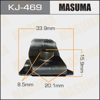 MASUMA KJ-469 - Зажим, молдинг / захисна накладка autocars.com.ua