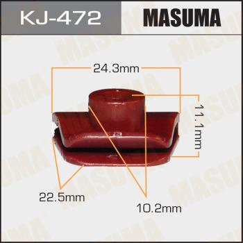 MASUMA KJ-472 - Зажим, молдинг / захисна накладка autocars.com.ua
