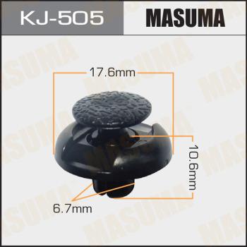 MASUMA KJ-505 - Зажим, молдинг / защитная накладка avtokuzovplus.com.ua