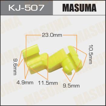 MASUMA KJ-507 - Зажим, молдинг / захисна накладка autocars.com.ua