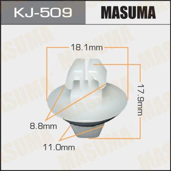 MASUMA KJ-509 - Зажим, молдинг / защитная накладка avtokuzovplus.com.ua