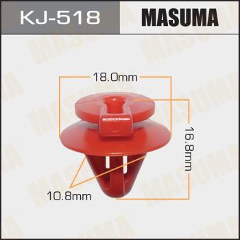 MASUMA KJ-518 - Зажим, молдинг / захисна накладка autocars.com.ua