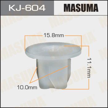 MASUMA KJ-604 - Зажим, молдинг / защитная накладка avtokuzovplus.com.ua