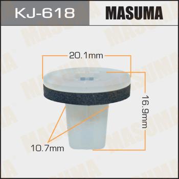 MASUMA KJ-618 - Зажим, молдинг / захисна накладка autocars.com.ua