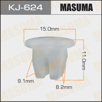 MASUMA KJ-624 - Зажим, молдинг / защитная накладка avtokuzovplus.com.ua