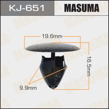 MASUMA KJ-651 - Зажим, молдинг / захисна накладка autocars.com.ua
