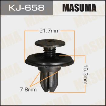 MASUMA KJ658 - Зажим, молдинг / защитная накладка avtokuzovplus.com.ua