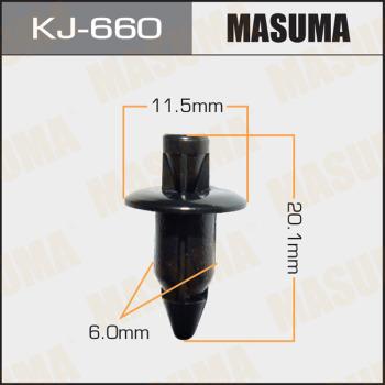 MASUMA KJ-660 - Зажим, молдинг / защитная накладка avtokuzovplus.com.ua