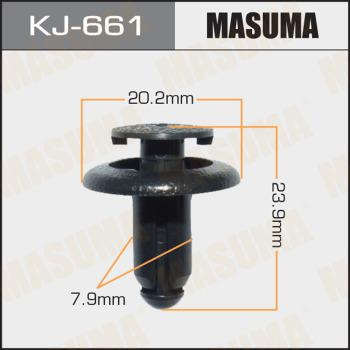 MASUMA KJ-661 - Зажим, молдинг / защитная накладка avtokuzovplus.com.ua