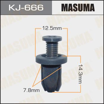 MASUMA KJ-666 - Зажим, молдинг / захисна накладка autocars.com.ua