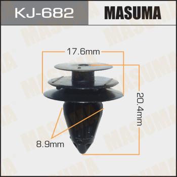 MASUMA KJ-682 - Зажим, молдинг / захисна накладка autocars.com.ua