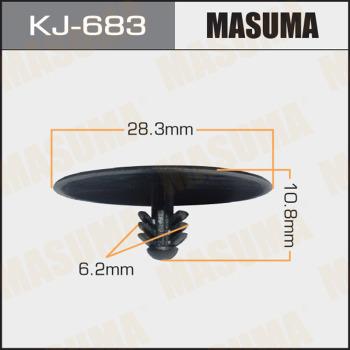 MASUMA KJ-683 - Зажим, молдинг / захисна накладка autocars.com.ua