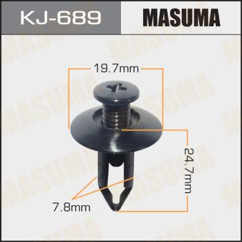 MASUMA KJ-689 - Зажим, молдинг / захисна накладка autocars.com.ua