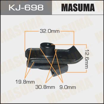 MASUMA KJ-698 - Зажим, молдинг / захисна накладка autocars.com.ua