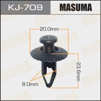 MASUMA KJ-709 - Зажим, молдинг / защитная накладка avtokuzovplus.com.ua