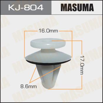 MASUMA KJ-804 - Зажим, молдинг / захисна накладка autocars.com.ua
