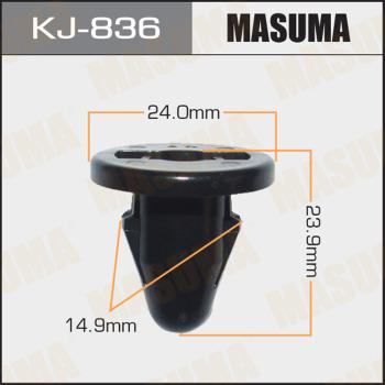 MASUMA KJ-836 - Зажим, молдинг / защитная накладка avtokuzovplus.com.ua