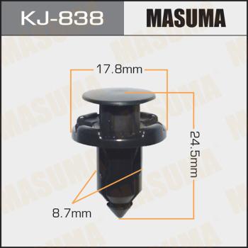 MASUMA KJ-838 - Зажим, молдинг / защитная накладка avtokuzovplus.com.ua